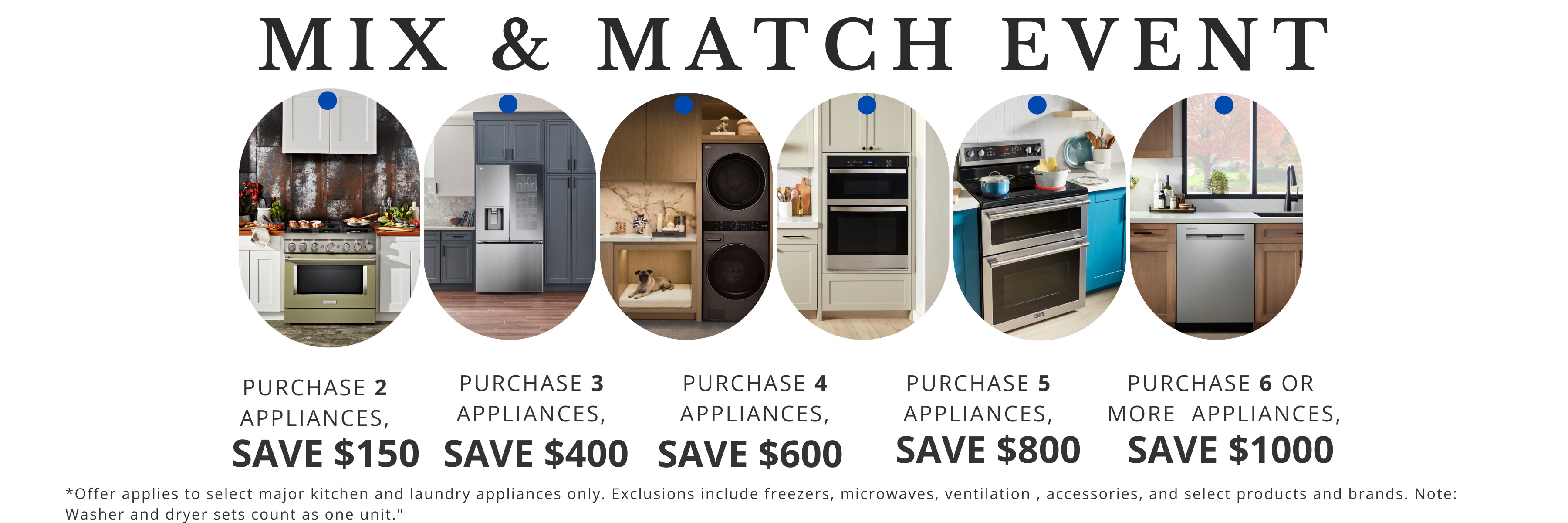 CAS Exclusive Offer appliances promotion