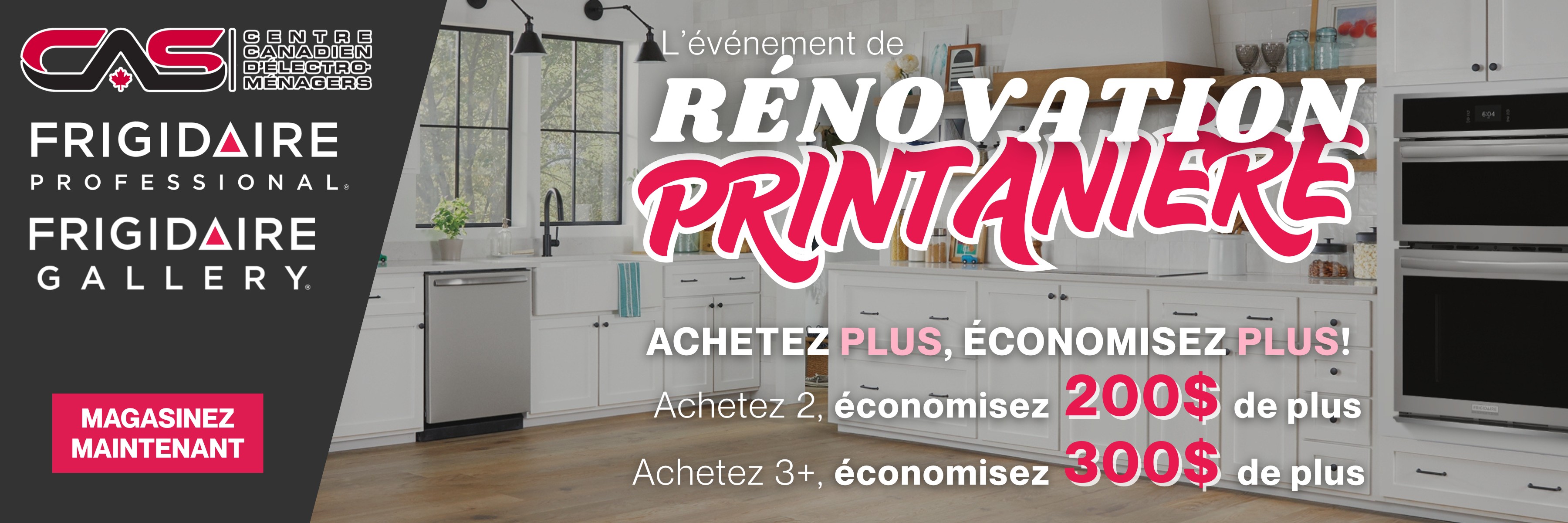 Promotion électroménagers Frigidaire