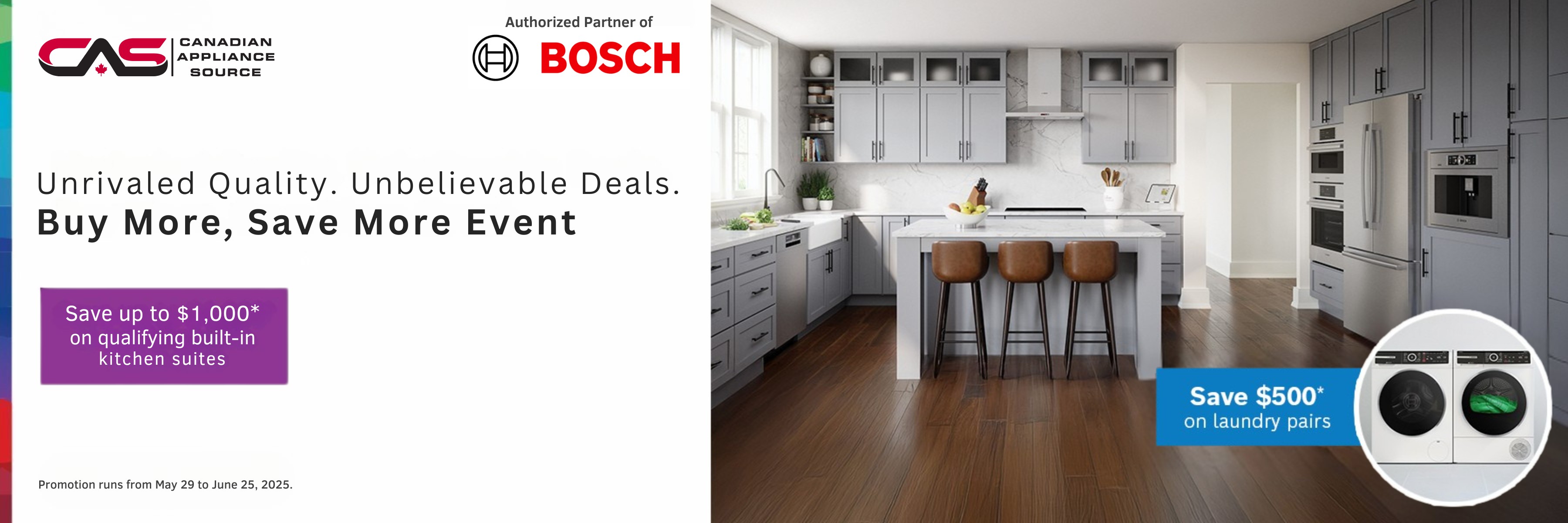 Bosch appliances promotion