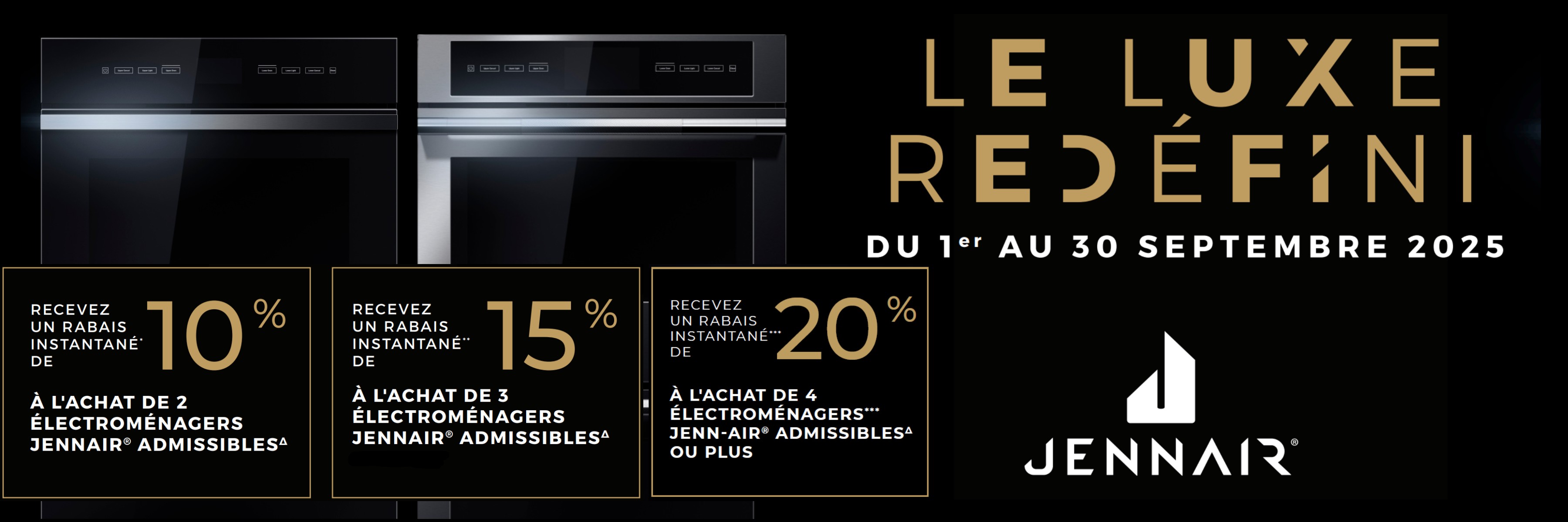 Promotion électroménagers JennAir
