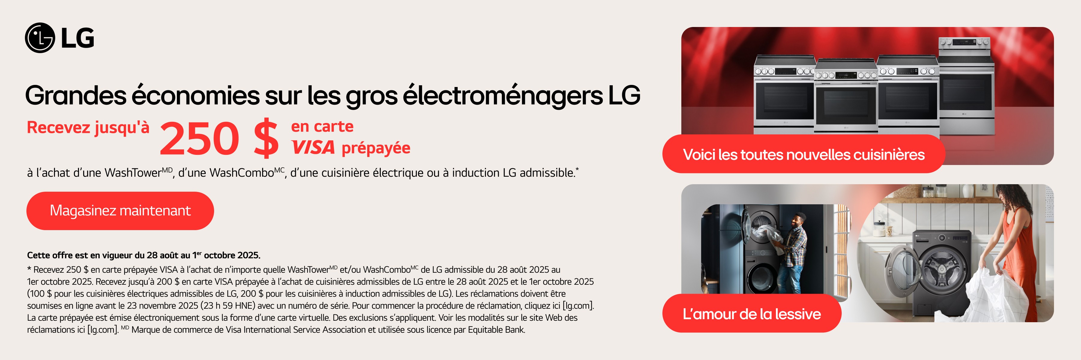 Promotion électroménagers 