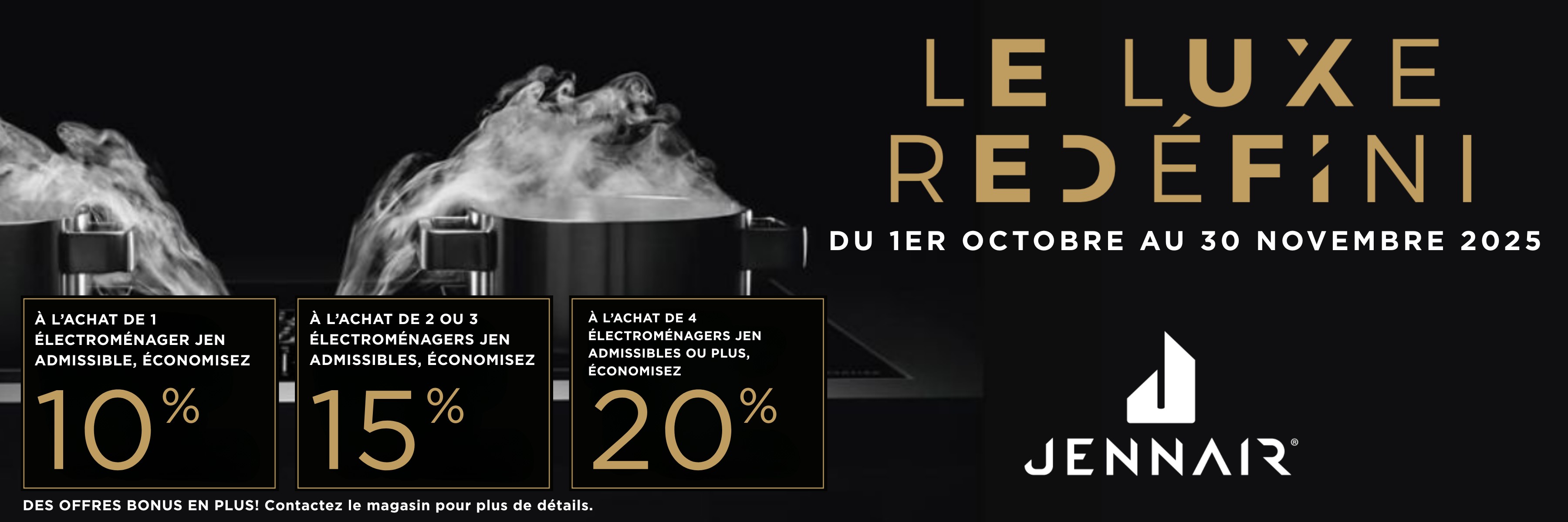 Promotion électroménagers JennAir