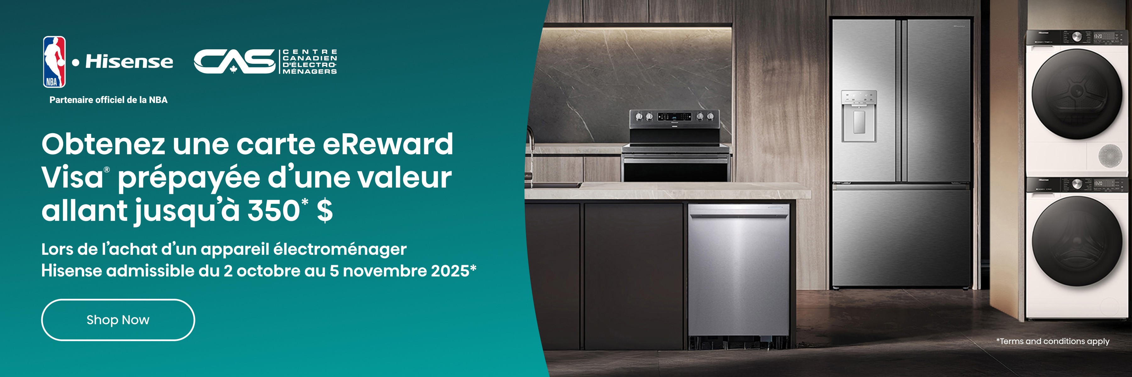 Promotion électroménagers Hisense