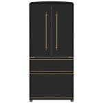 Forno 33 inch 18.0 cu. ft. French Door Refrigerator