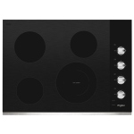 Whirlpool 30 inch Electric Cooktop