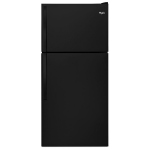 Whirlpool 30 pouce 18.2 pi. cu. Réfrigérateur à congélateur supérieur
