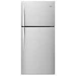 Whirlpool 30 pouce 19.2 pi. cu. Réfrigérateur à congélateur supérieur