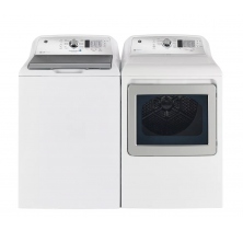GE GTW685BMRWS Top Load Washer
GE GTD65EBMRWS Electric Dryer Combo