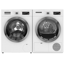 Bosch WAW285H2UC Washer
Bosch WTG865H4UC Electric Dryer Combo
