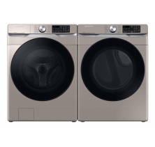 Samsung WF45B6300AC Front Load Washer 
Samsung DVE45B6305C Electric Dryer Combo 
