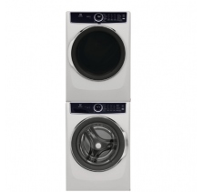 Electrolux 3-Piece Stackable ELFW7637AW Washer, ELFE763CAW Electric Dryer & Stacking Kit