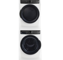 Electrolux 3-Piece Stackable ELFW7738AW Washer, ELFE773CAW Electric Dryer & Stacking Kit