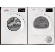 Bosch WGA14400UC Front Load Washer
Bosch WPA12100UC Electric Condensation Dryer Combo