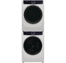 Electrolux 3-Piece Stackable ELFW7637AW Washer, ELFE763CAW Electric Dryer & Stacking Kit