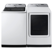 Samsung WA52DG5500AWUS Washer 
Samsung DVE52DG5505WAC Electric Dryer Combo