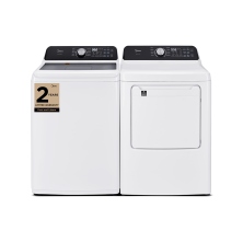Midea MLTW51A2BWW Washer
Midea MLTE52M2BWW Electric Dryer Combo