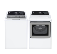 GE GTW681BMRWS Top Load Washer
GE GTD68EBMRWS Electric Dryer Combo