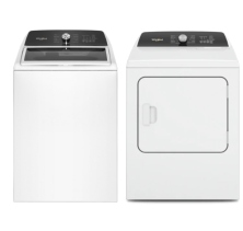 Whirlpool Washer WTW5025SW
Whirlpool Electric Dryer YWED5010LW